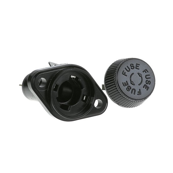 Fuse Holder 30A 600V, Push-Turn Tp